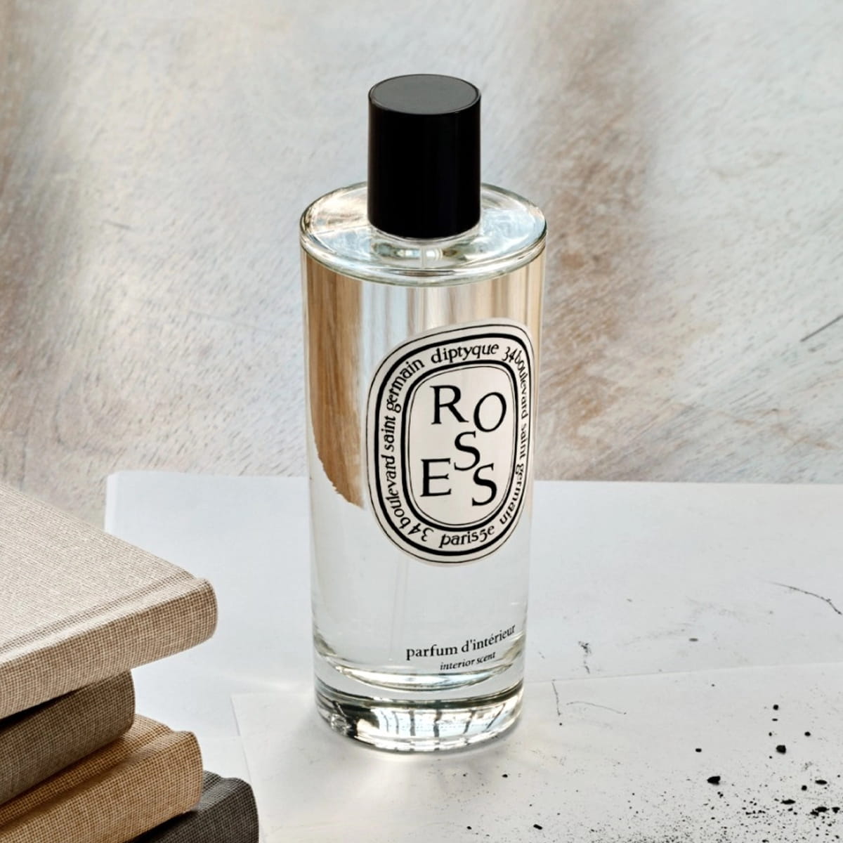 Lifestyle shot of Diptyque Roses Room Spray (5.1 oz)