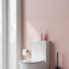 Mother Mother Peri Bottle (1 pc) Pink - product shown on top of toilet in pink bathroom. 