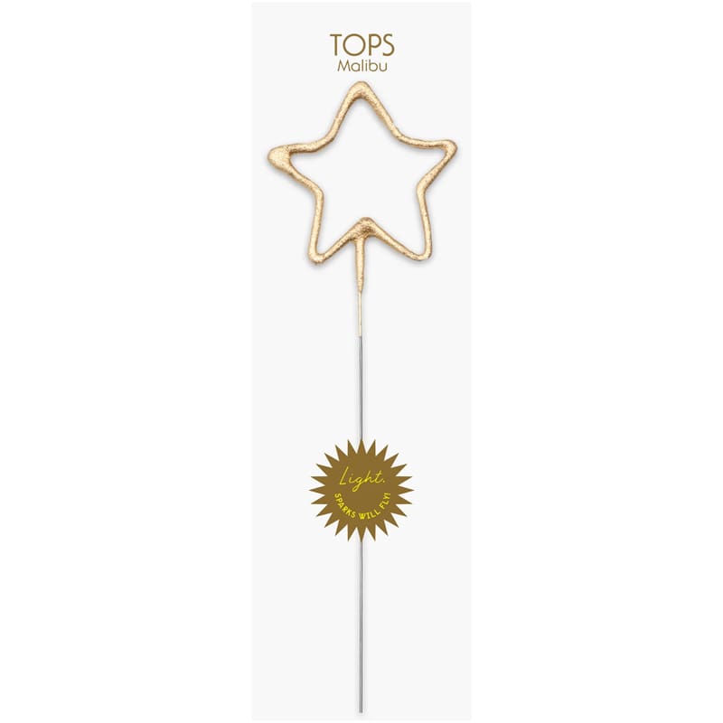 TOPS Malibu Big Golden Sparkler Wand Star