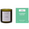 Flamingo Estate Climbing Tuscan Rosemary Candle (226 g) - product shown next to packaging.