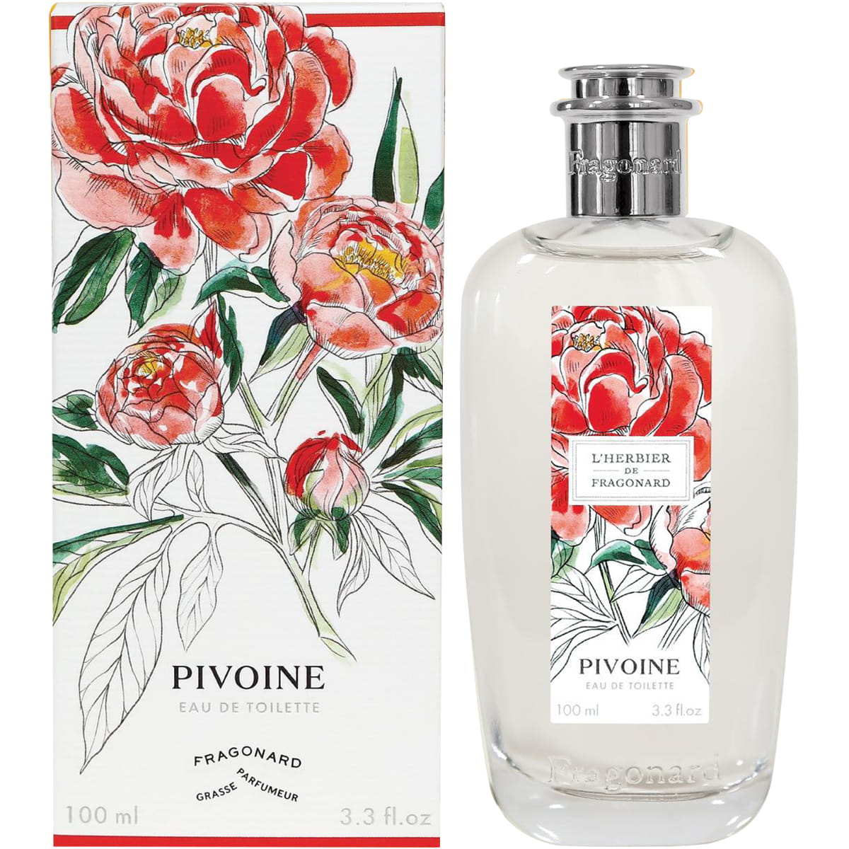 Fragonard Parfumeur Pivoine Eau de Toilette (100 ml) with box
