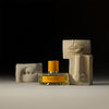 Vilhelm Parfumerie Dear Polly Eau de Parfum - product shown next to ceramic castings of nose, mouth, and eye
