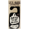 People I've Loved Alone Time Door Hanger (1 pc) shown in packaging