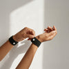 Mother Mother Morning Sickness Relief Bands (1 pr) - product shown being modeled on wrist. 
