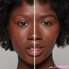 Kosas Cosmetics Air Brow Fluff & Hold Treatment Gel - Black showing before & after use on model