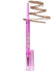 Kosas Cosmetics Brow Pop Dual-Action Defining Pencil (Soft Brown, 0.08 g) with color smear