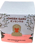 Onsen Saru Hot Spring Bath Fizz (4.8 oz cube) in wrapper