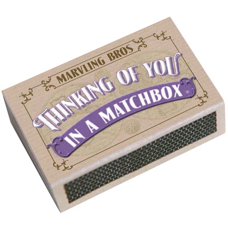 Marvling Bros Ltd Thinking Of You Bunch Of Roses In A Vase In A Matchbox