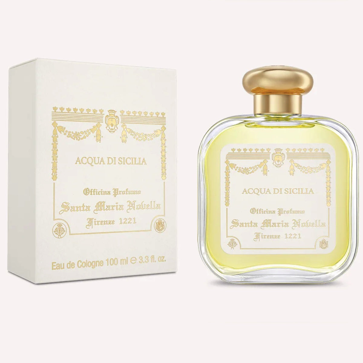 Santa Maria Novella Acqua di Sicilia Cologne (100 ml) - product shown with packaging.