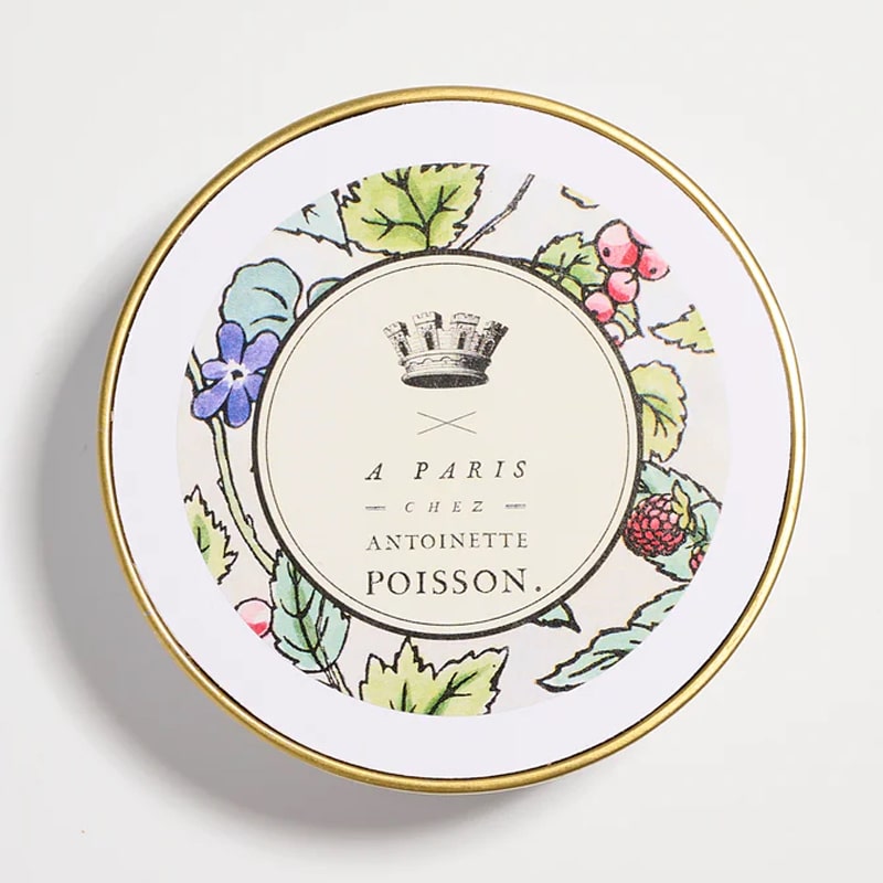 Confiture Parisienne Puits d&#39;Amour x A Paris chez Antoinette Poisson - Top view of lid