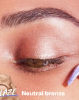 Kosas Cosmetics 10-Second Eye Gel Watercolor – Blaze on eye