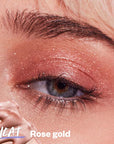 Kosas Cosmetics 10-Second Eye Gel Watercolor – Heat- close up on eye