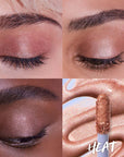 Kosas Cosmetics 10-Second Eye Gel Watercolor – Heat- on different skin tones