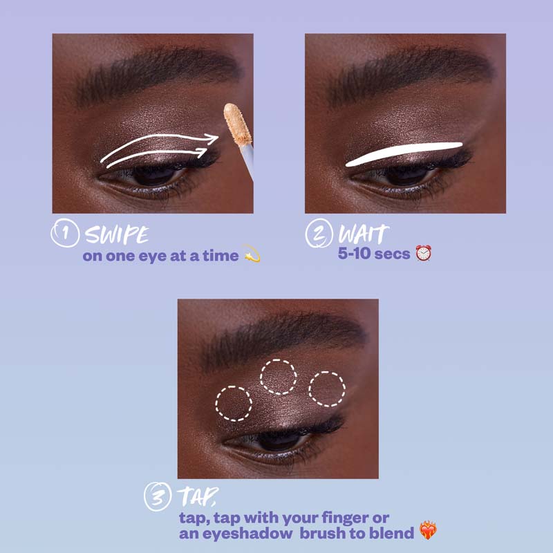Kosas Cosmetics 10-Second Eye Gel Watercolor – Heat-directions