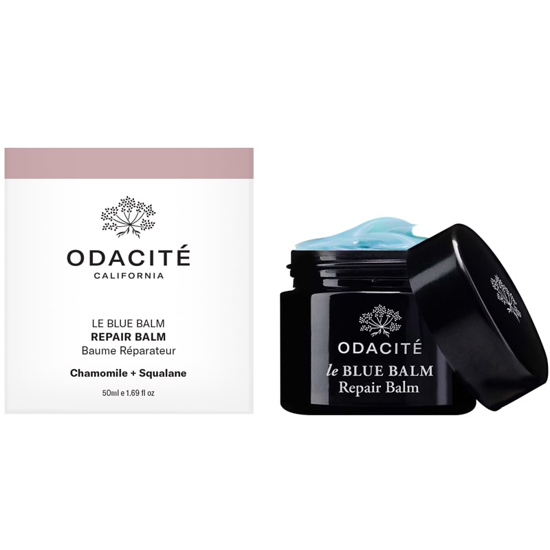 Odacite Le Blue Balm (50 ml) showing balm in container and box