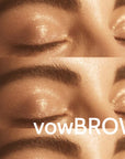 Roen Beauty vowBrow Pencil - Medium - Closeup of model with product applied