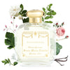 Santa Maria Novella Rosa Gardenia Eau de Cologne 100 ml with illustration of flowers in the background