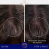 Augustinus Bader The Hair Oil (30 ml) - before and after product usage shown on model
