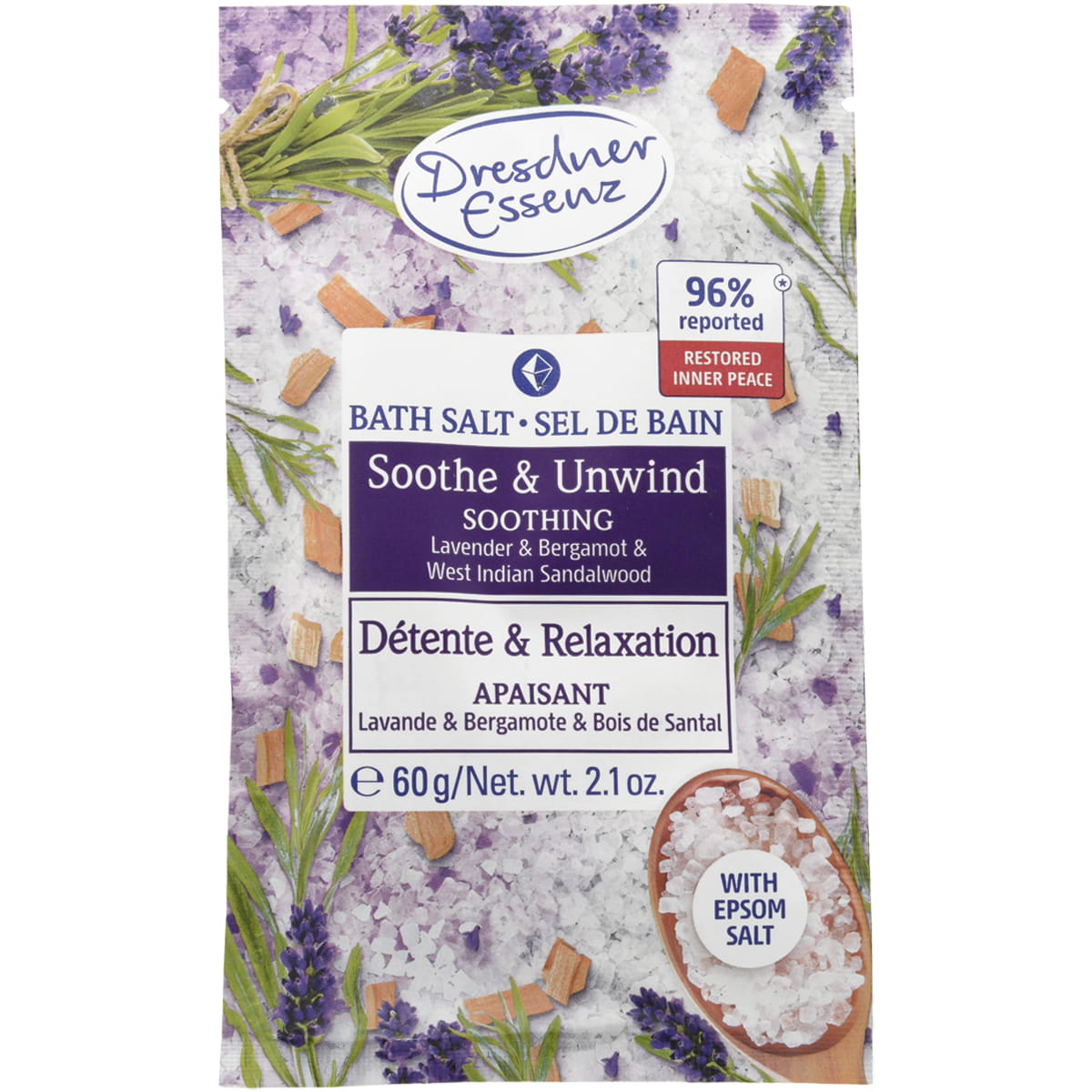 Sooth and Unwind: Lavender Hop - soothing bath with natural essential oils (60 g)