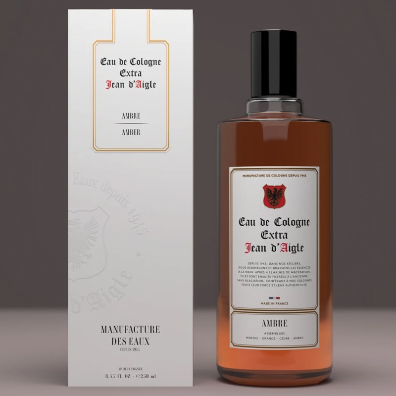 Jean d'Aigle Eau de Cologne – Ambre packaging
