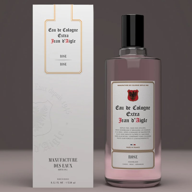 Jean d'Aigle Eau de Cologne – Rose packaging
