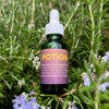 Neil Naturopathic Potion Oil Finishing Treatment  -  Potion bottle shown sitting on rosemary plant