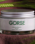 Laboratory Perfumes Gorse Cream - Product displayed on brown cloth