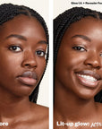 Kosas Glow I.V. Vitamin-Infused Skin Enhancer - Revitalize - Before and after photo