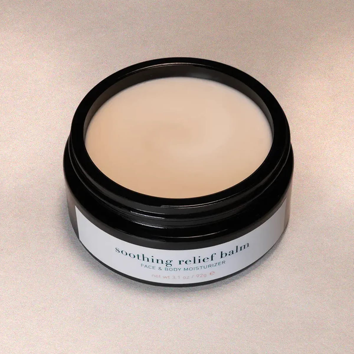 ISUN Soothing Relief Balm (92 g) shown with lid off