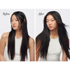Oribe Serene Scalp Oil Control Treatment Mist - Before and after shot of model