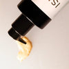 Close up of ISUN Soothing Silk Moisturizing Lotion (200 ml) showing product swatch