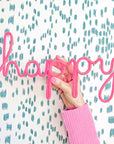 Happy Rope Word – Fuchsia - Beautyhabit