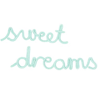 Bombay Duck Sweet Dreams Rope Word – Aqua (2 pcs)