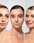 3 models wearing Odacite SPF 50 Flex-Perfecting™ Mineral Drops Tinted Sunscreen - ONE