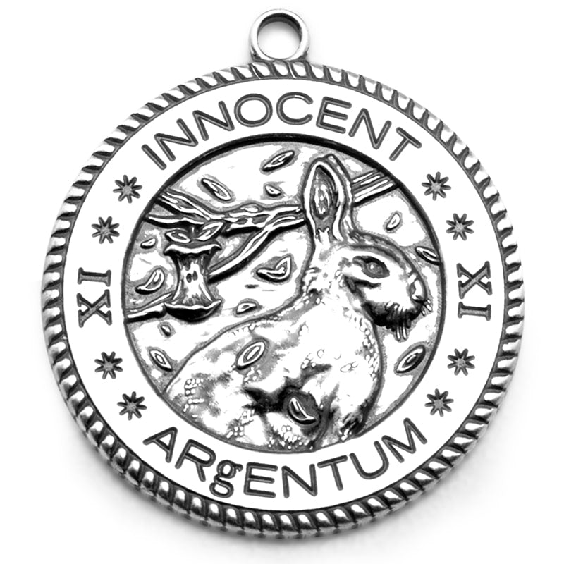 Argentum Apothecary Innocent Eau de Parfum - Silver talisman front