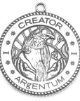 Argentum Apothecary Creator Eau de Parfum - front of silver talisman