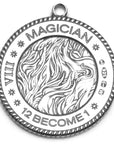 Argentum Apothecary Magician Eau de Parfum - back of silver talisman