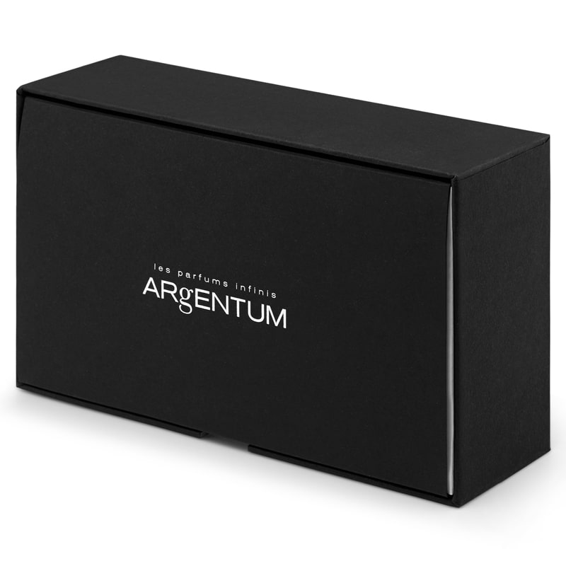 Closed box of Argentum Fragrance Discovery Kit