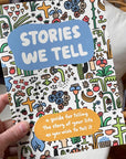 People I've Loved Stories We Tell Guided Journal - lifestyle photo with hand holding product