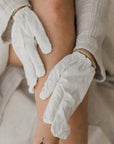 PAAVANI Ayurveda Garshana Gloves – Small/Medium - Model shown using product