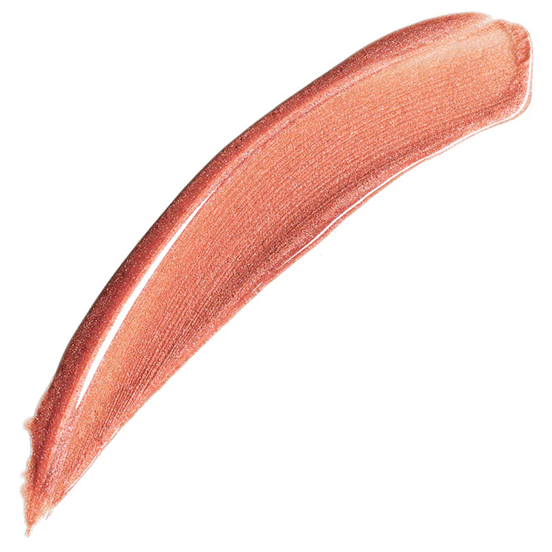 Pley Beauty Lust + Found Glossy Lip Lacquer - Grace - Product smear showing color