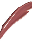 Pley Beauty Lust + Found Glossy Lip Lacquer - Lupe - Product smear showing color