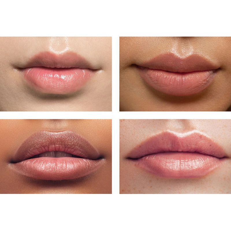 Artifact Soft Sail Blurring Tinted Lip Balm - Pink Impression - Product shown applied to models with different skin 