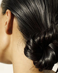 Roz Willow Glen Treatment Oil - Closeup of models hair