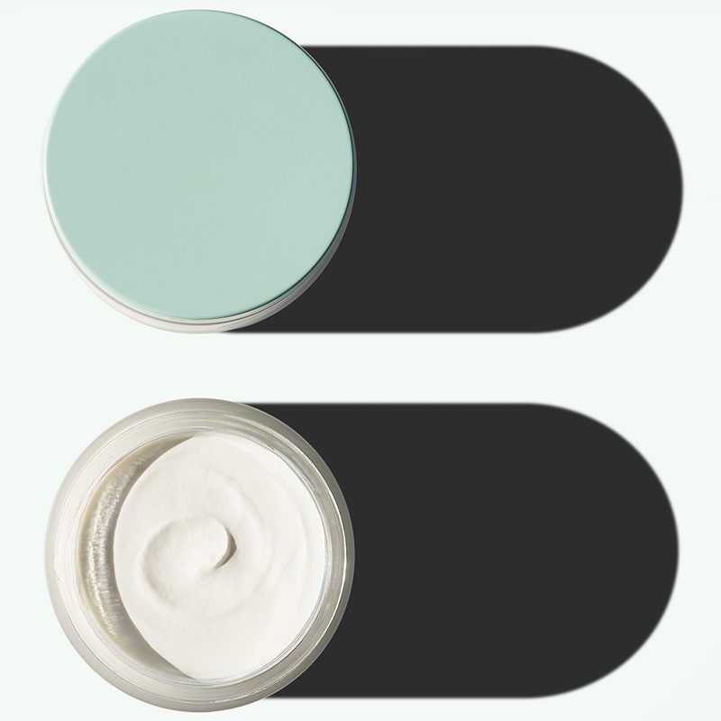 Corpus Nº Green Body Butter (160 ml) - product shown on light blue counter.