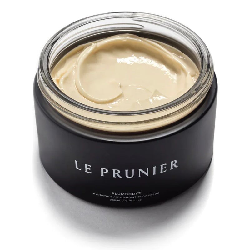 Le Prunier Plumbody - Open container showing body cream texture