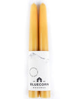 Bluecorn Beeswax Hand-Dipped Beeswax 8" Taper Candles