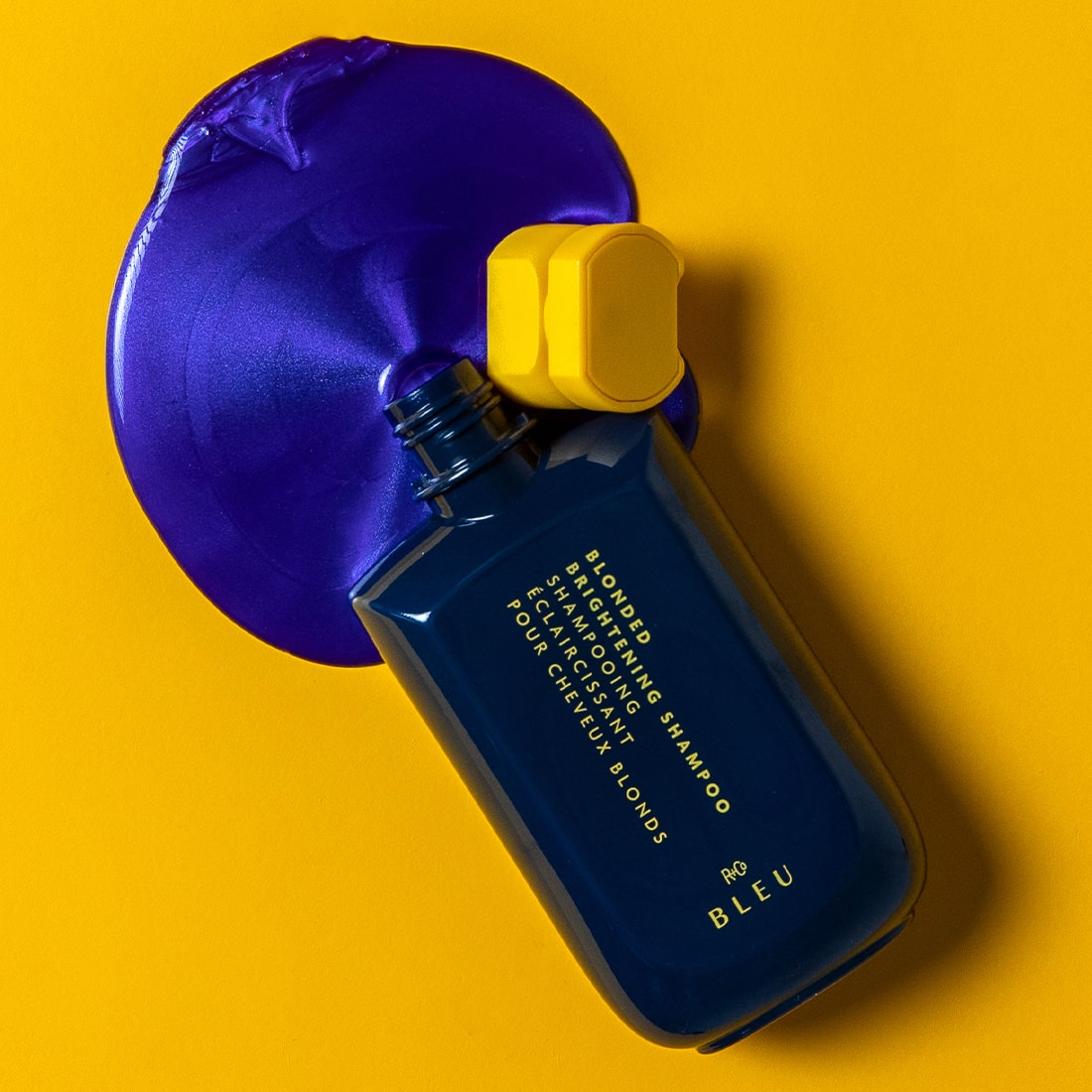 R+Co Blonded Brightening Shampoo - Product shown poured out