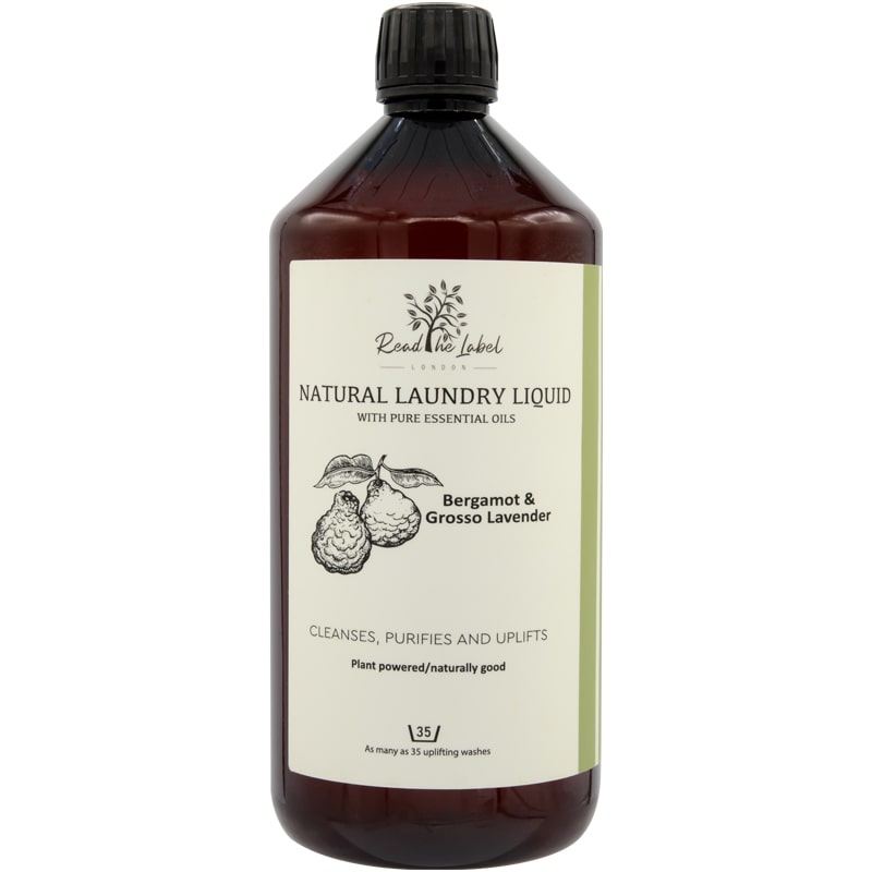 Read The Label London Natural Laundry Liquid - Bergamot & Grosso Lavender (1000 ml)