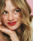 Yolaine The Red Lip Pencils - model lifestyle photo